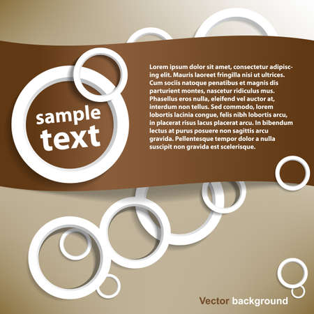 overlapping circles concept backgroundのイラスト素材