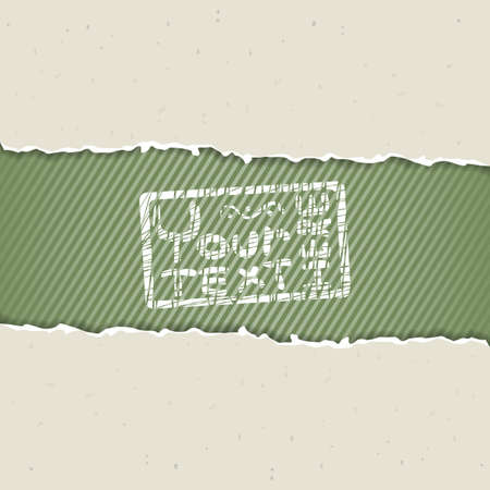 Paper background with torn edges and space for textのイラスト素材