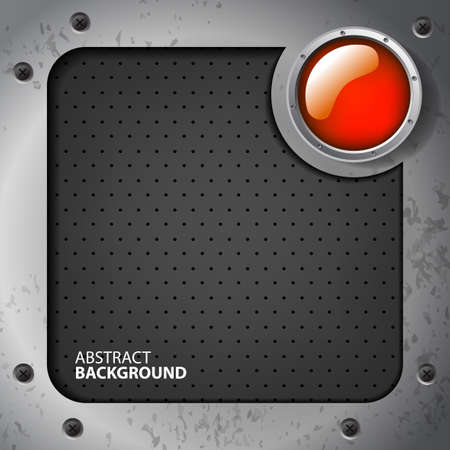 Dark metal plate background with rivets for your textのイラスト素材