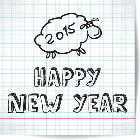 Background on New Yearのイラスト素材