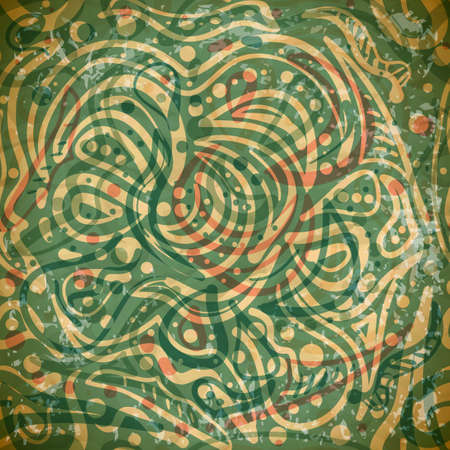 Abstract seamless pattern for textiles in vintage styleのイラスト素材