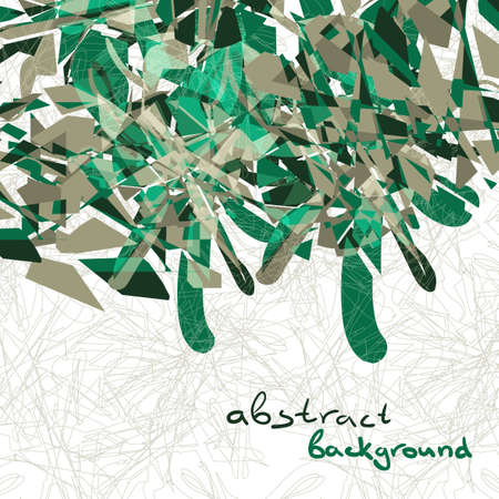 Background of green abstract explosion with space for textのイラスト素材