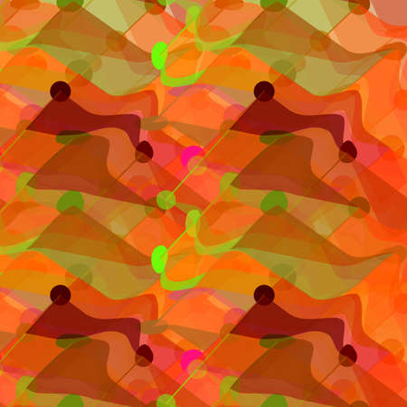 Abstract textile seamless pattern of red triangles twistedのイラスト素材