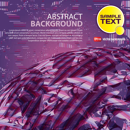 Background with abstract lines and cosmos planet with space for textのイラスト素材