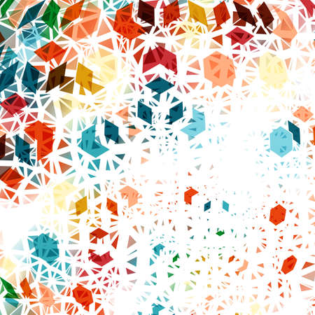 Background of colorful cubes with space for textのイラスト素材