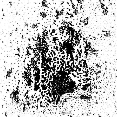 seamless pattern black engraved dots and spots in vintage styleのイラスト素材