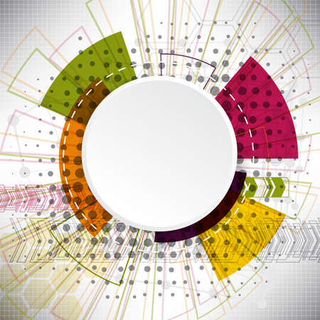 Abstract background of complex elements on the theme of Internet communication with space for textのイラスト素材