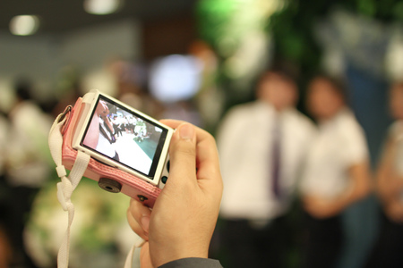 Memory in Handの写真素材