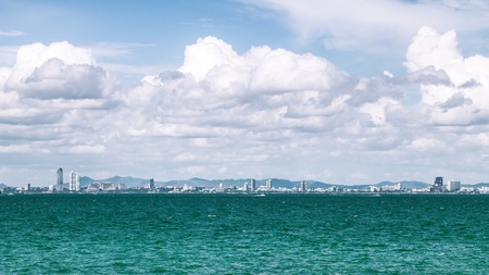 Pattaya city scape thailand