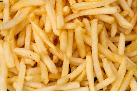 close up of french fries