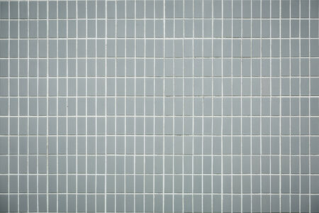 close up of grey tile wallの写真素材