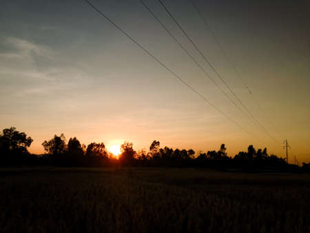 sky lightの写真素材