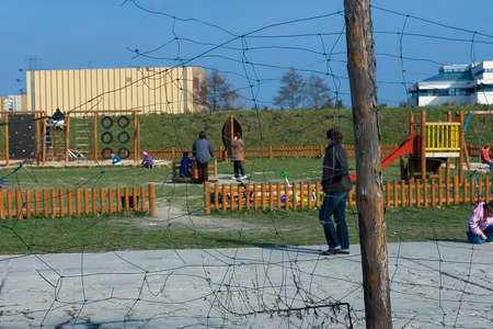 View of a childrenの写真素材