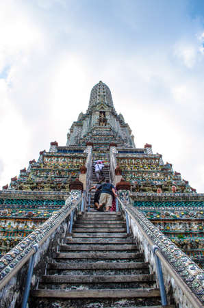 Pagoda @ Wat Arun Bangkok Thailandの写真素材