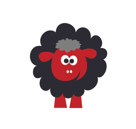 Black sheepのイラスト素材