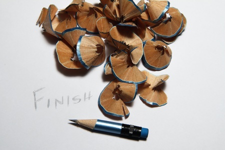 Finishの写真素材