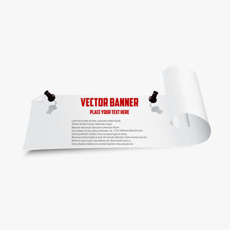 Web Banner  Isolated on white backgroundのイラスト素材