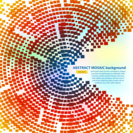 Abstract mosaic background のイラスト素材