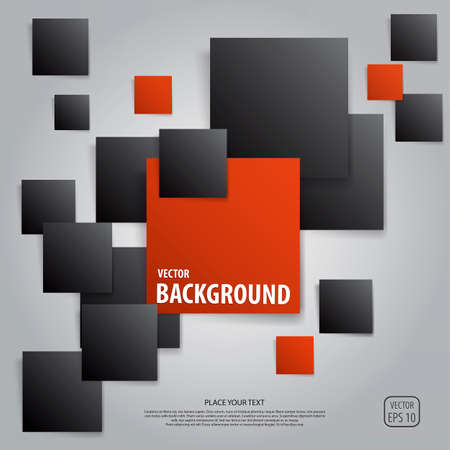 Squares design elements. Vectorのイラスト素材