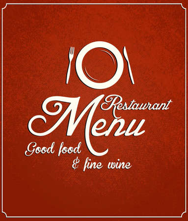 Restaurant menu design. のイラスト素材