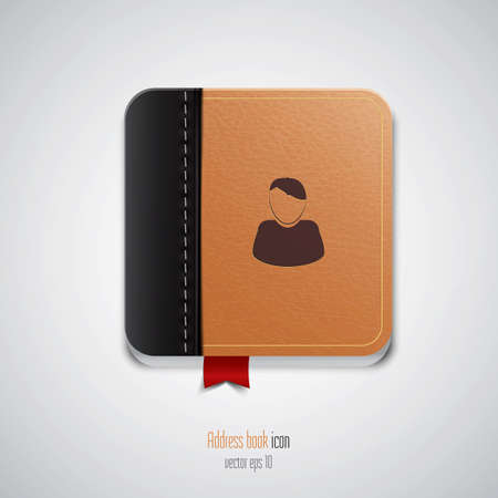 Address book icon. Vectorのイラスト素材