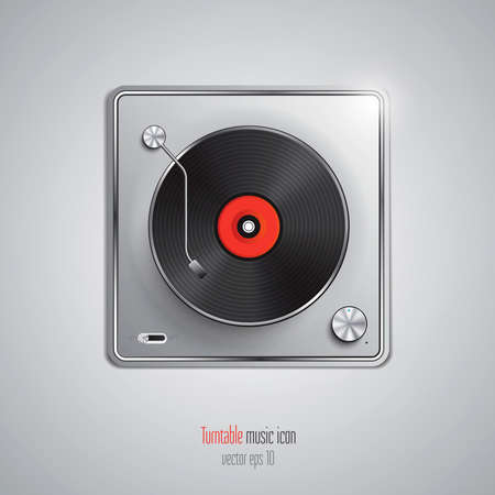 Music app icon. Vectorのイラスト素材