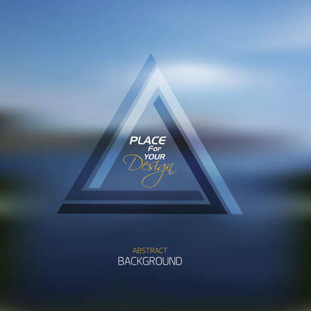 Retro abstract background. Geometric style-web and mobile interface template. Vectorのイラスト素材