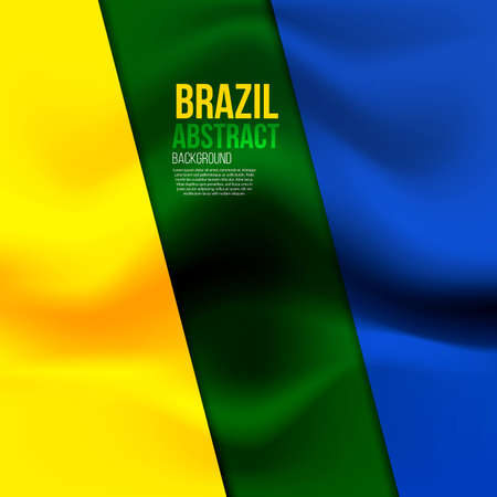 Brazil flag conceptのイラスト素材