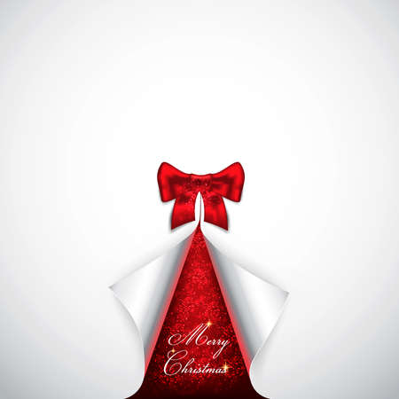 Elegant Christmas Card with snowflakesのイラスト素材