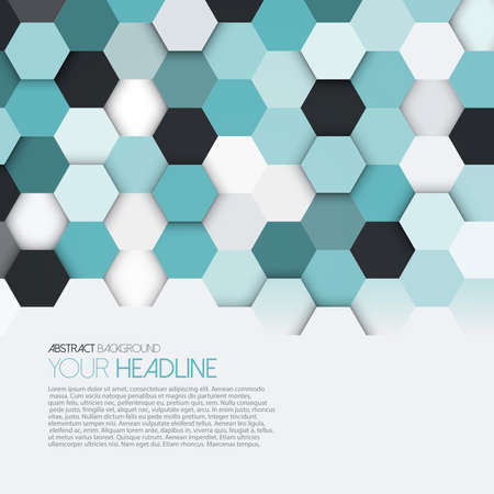 Abstract Geometric Background. Pattern design for banner, poster, flyer, card, postcard, cover, brochure. Vectorのイラスト素材