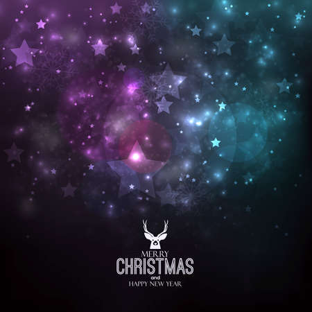 Abstract Winter Christmas background. Can be used as holiday greeting cards. Vector Illustrationのイラスト素材