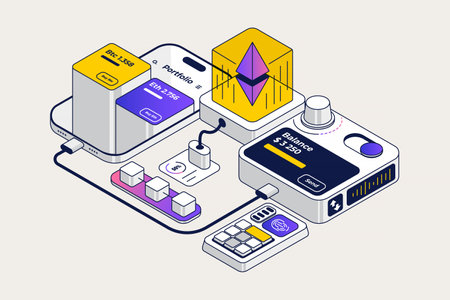 Bitcoin or cryptocurrency trading platform. Blockchain and phone mobile. Trade crypto mobile.Coin...