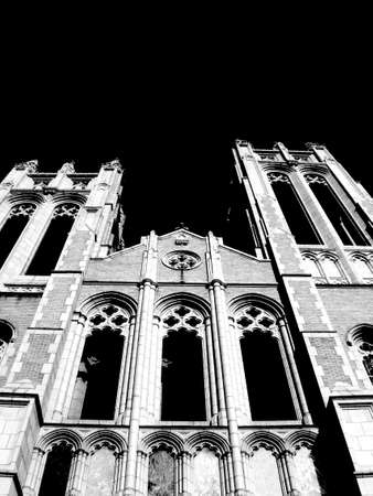 Church Dark Skyの写真素材