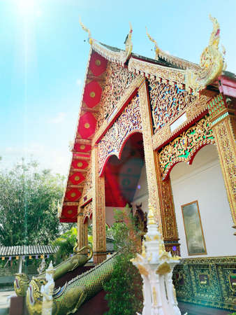 The Tample in Thailandの写真素材