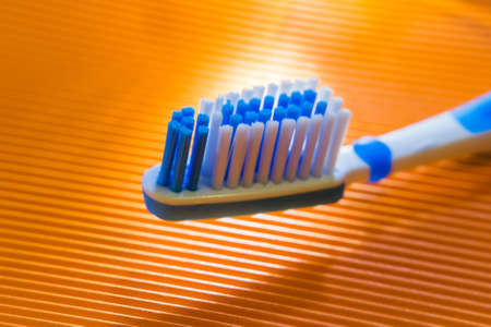 toothbrush macro photo