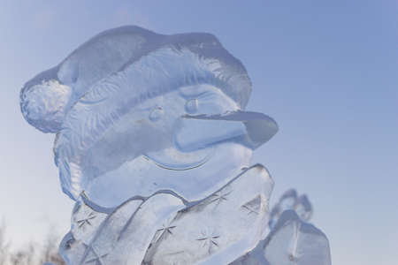 winter sculpture winter Russia winter city coldの写真素材