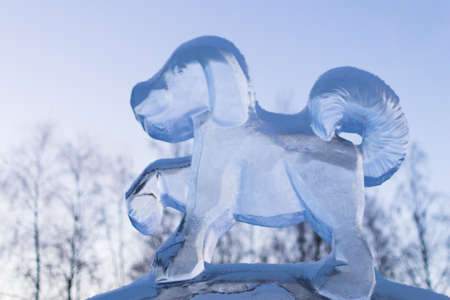 winter sculpture winter Russia winter city coldの写真素材