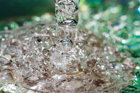 water bubbles close-up macro photo texture background
