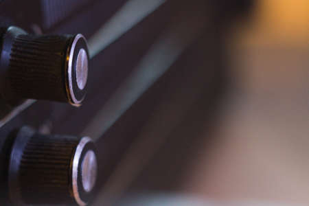 Old radio vintage style retro macro photoの写真素材