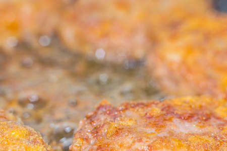 Hot meat close-upの写真素材