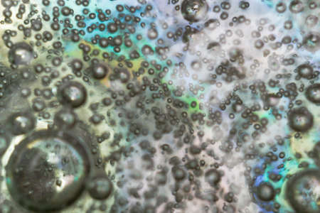 colored bubbles macro photo abstract texture close-up