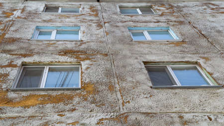 old window home retro style textured homeの写真素材