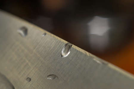 knife blade macro
