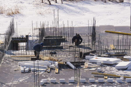 Construction of housesの写真素材
