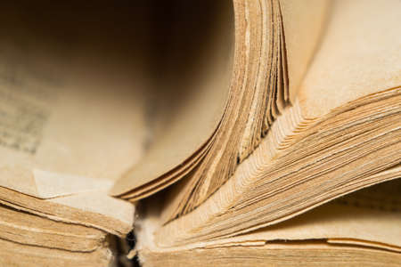 old book macro photo retro style close upの写真素材