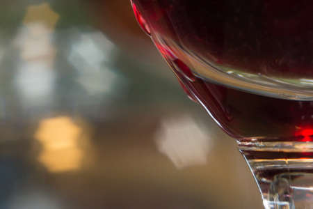 glass of red wine close-up photo close-upの写真素材