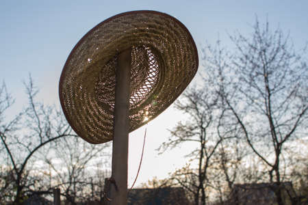 farmer hat after work