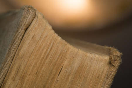 old book macro photo retro style close upの写真素材