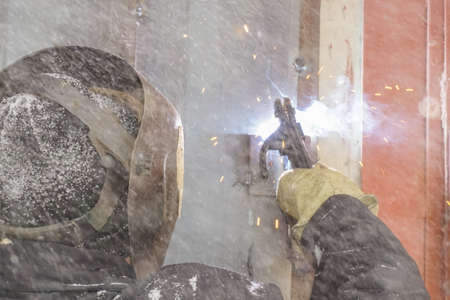 welding works man