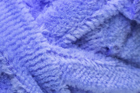texture purple fluffy synthetic fabric close - up background macro photography